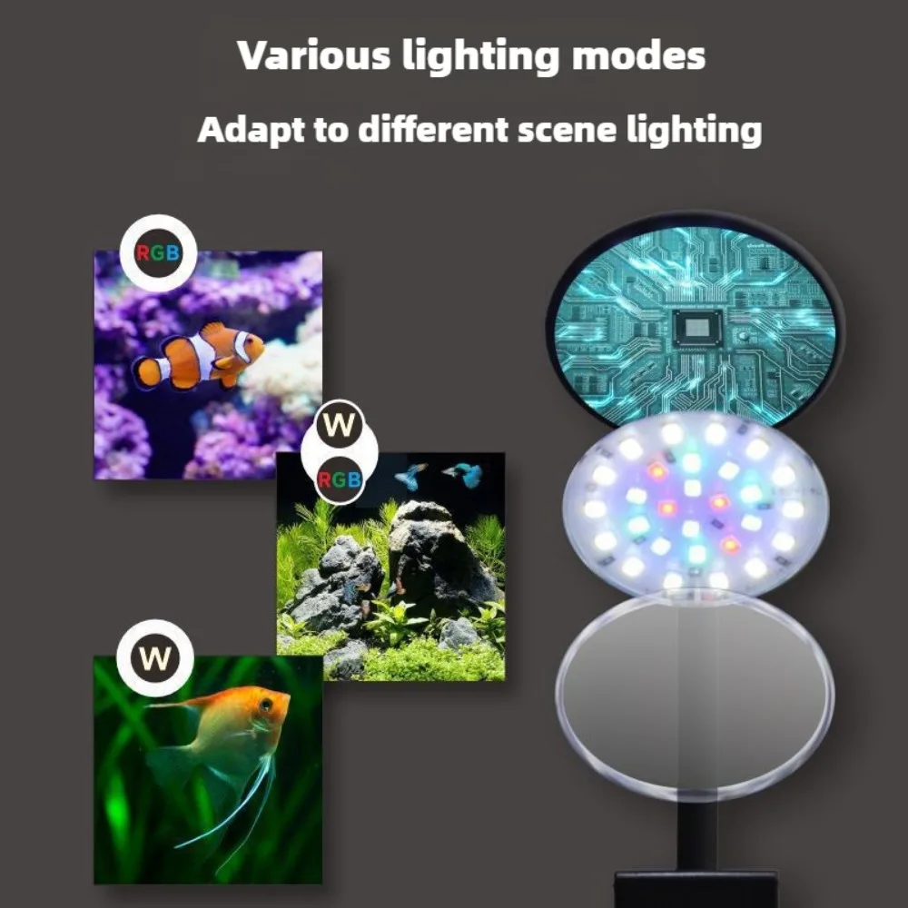 Led Planted Tank Light - Clip on LED Aquarium Light Dimmable