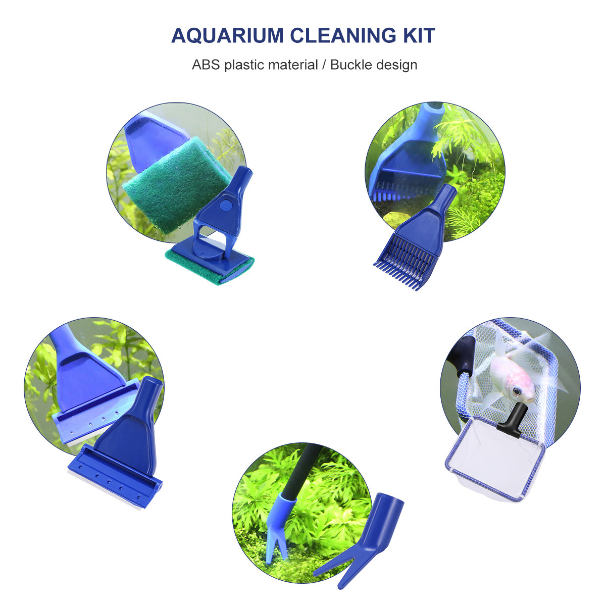 Aquarium Cleaning Kit 5 in 1 F - Planted Aquarium Cleaning Kit ulasan dan harga