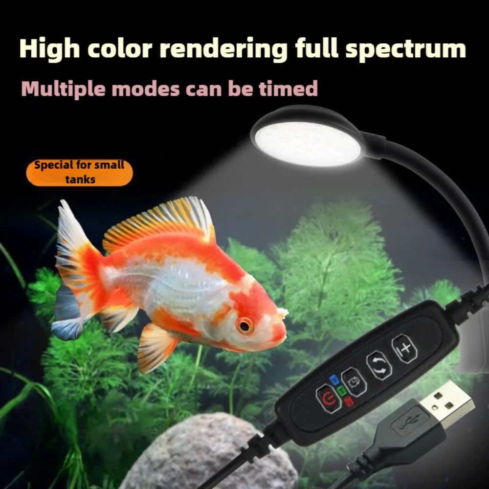 Clip on LED Aquarium Light Dim - Led Planted Tank Light ulasan dan harga