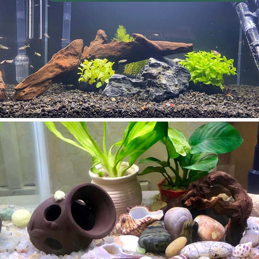 3PCS ﻿Natural-Look Driftwood S - Aquarium Planted Wood ulasan dan harga