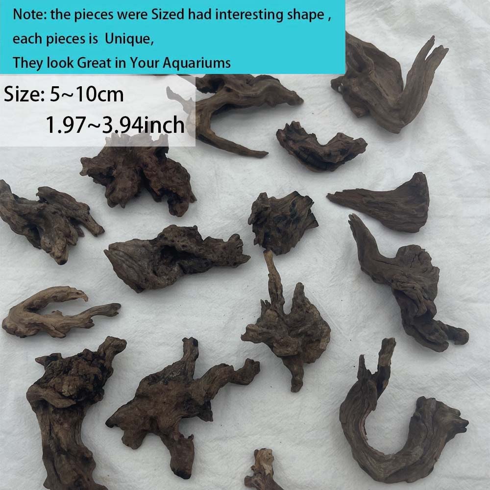 3PCS ﻿Natural-Look Driftwood S - Aquarium Planted Wood ulasan dan harga