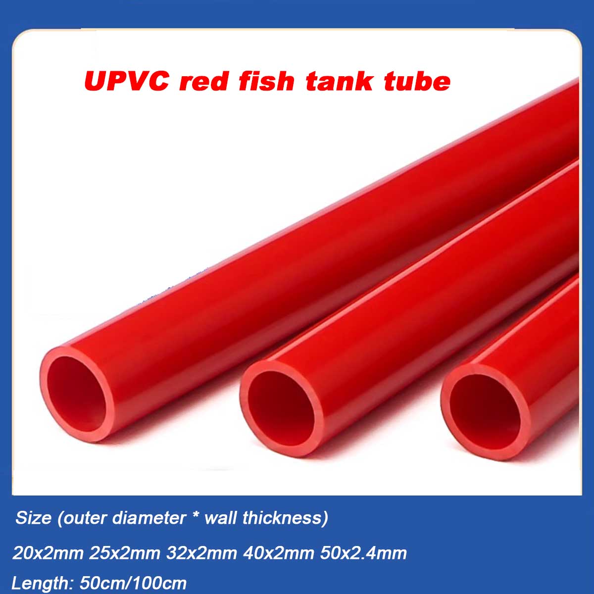 20~50mm UPVC Tube Aquarium Fis - Planted Aquarium Youtube ulasan dan harga