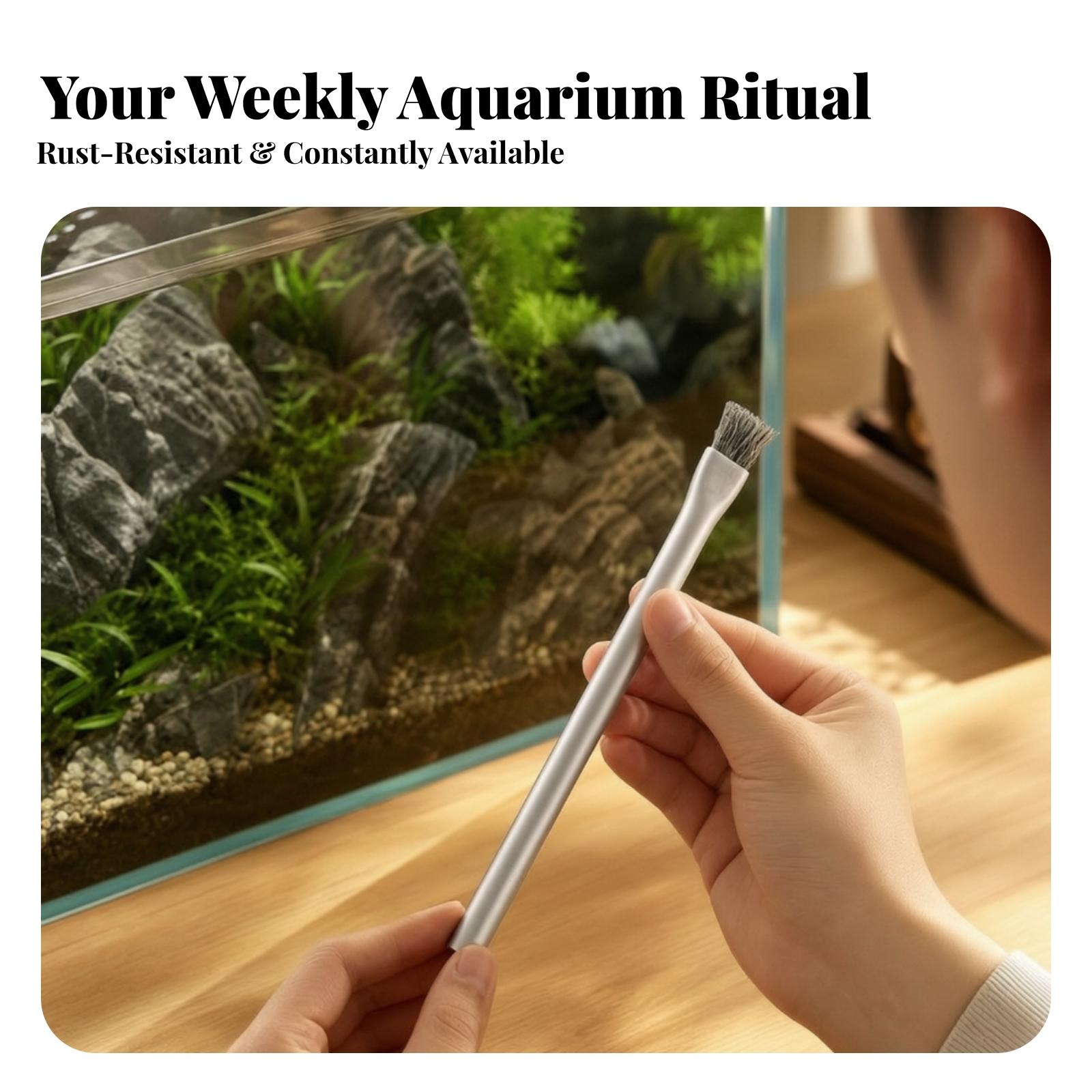Hard Biofilm Cleaning Brush fo - Planted Aquarium Cleaning Kit ulasan dan harga