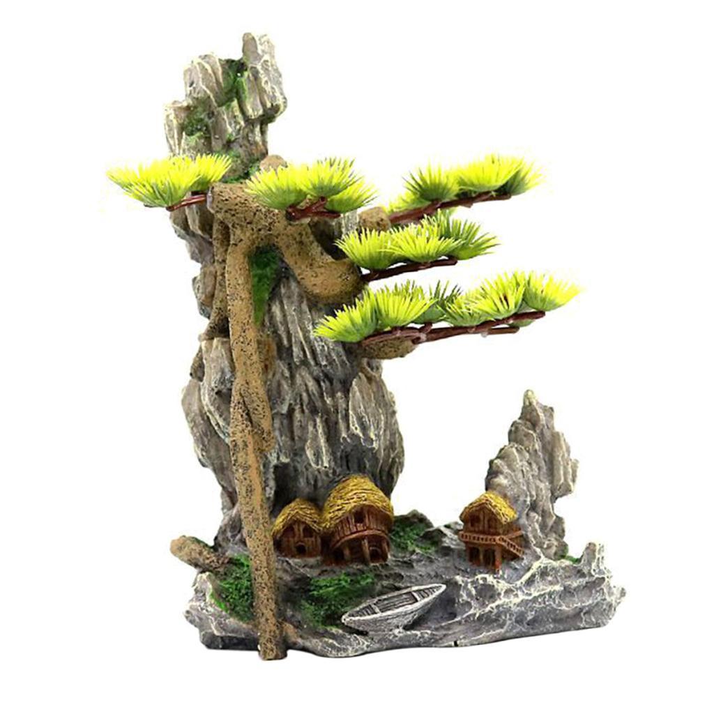 Tree Cave Reptile Cave Tree Tr - Aquarium Planted Wood ulasan dan harga