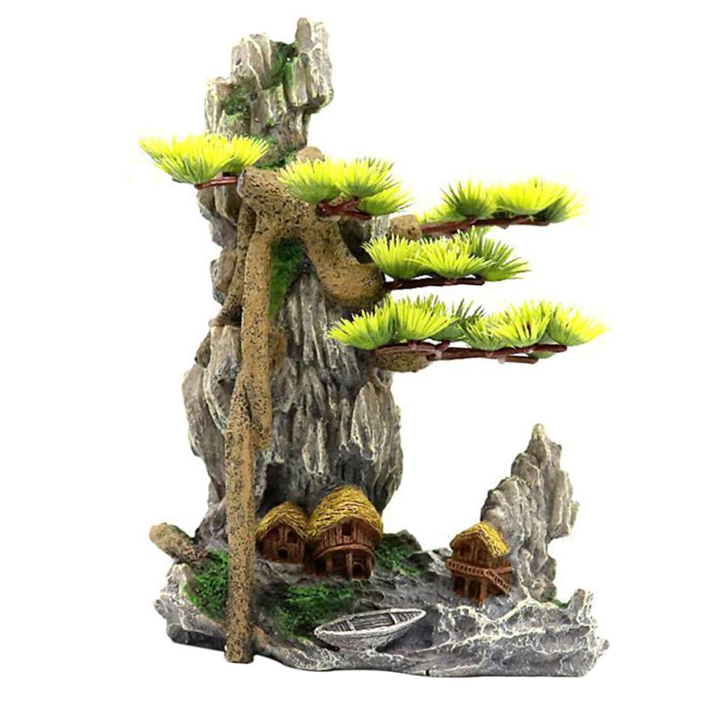 Tree Cave Reptile Cave Tree Tr - Aquarium Planted Wood ulasan dan harga