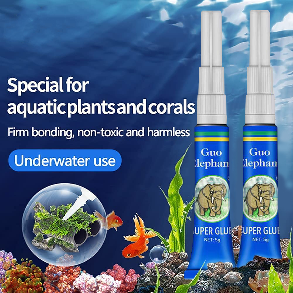 Aquarium Glue Instant Adhesive - Aquarium Plant Glue Gel ulasan dan harga