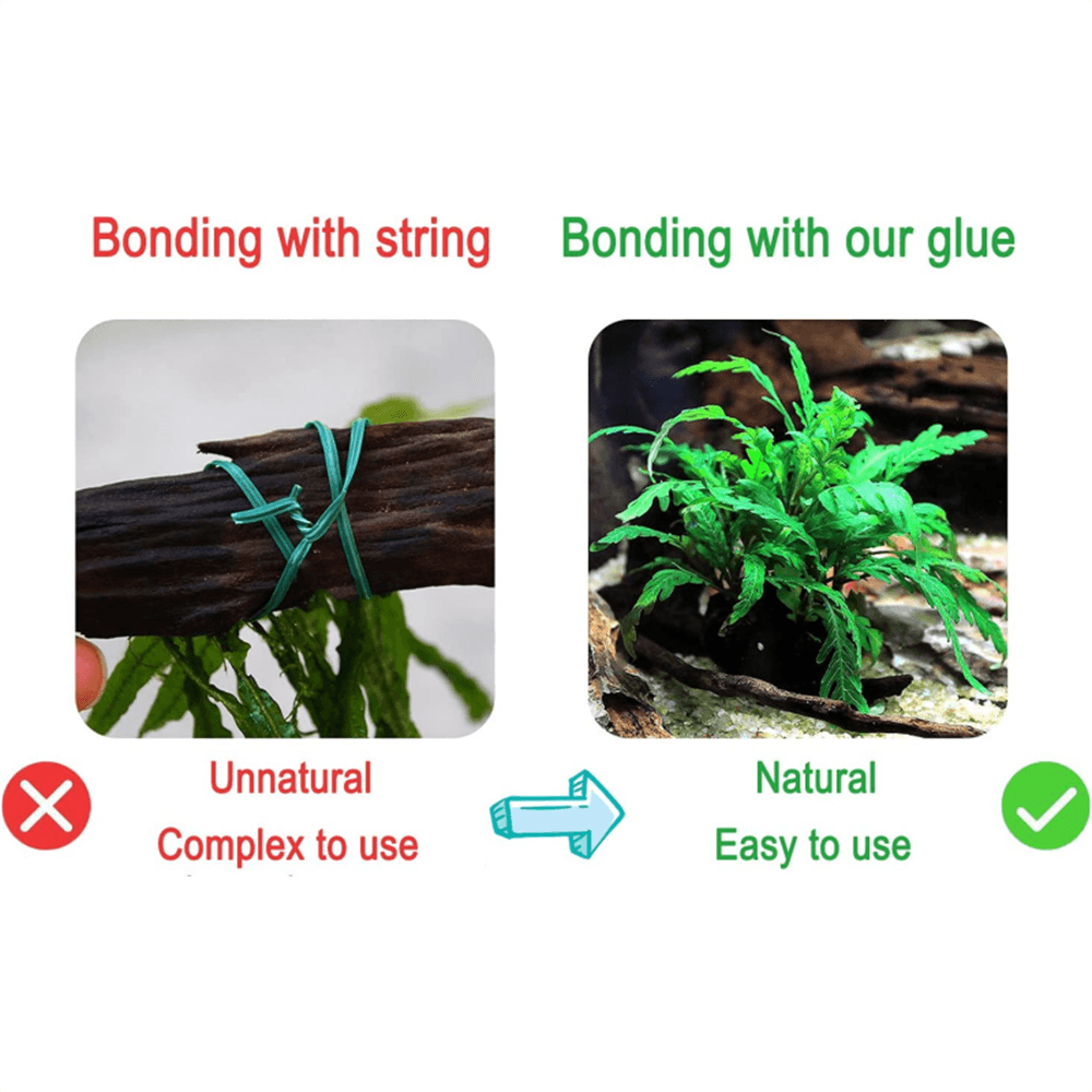 Aquarium Glue Instant Adhesive - Aquarium Plant Glue Gel ulasan dan harga