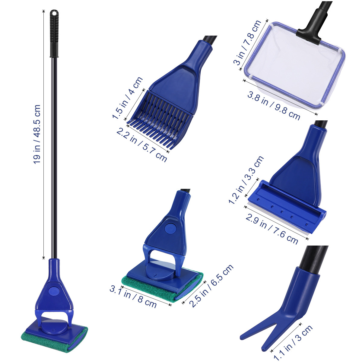 5 in 1 Aquarium Fish Tank Clea - Planted Aquarium Cleaning Kit ulasan dan harga