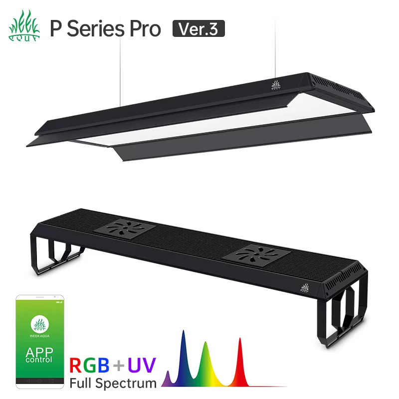 WEEK AQUA P600/P900/P1200Pro V - Planted Aquarium Uv Light ulasan dan harga