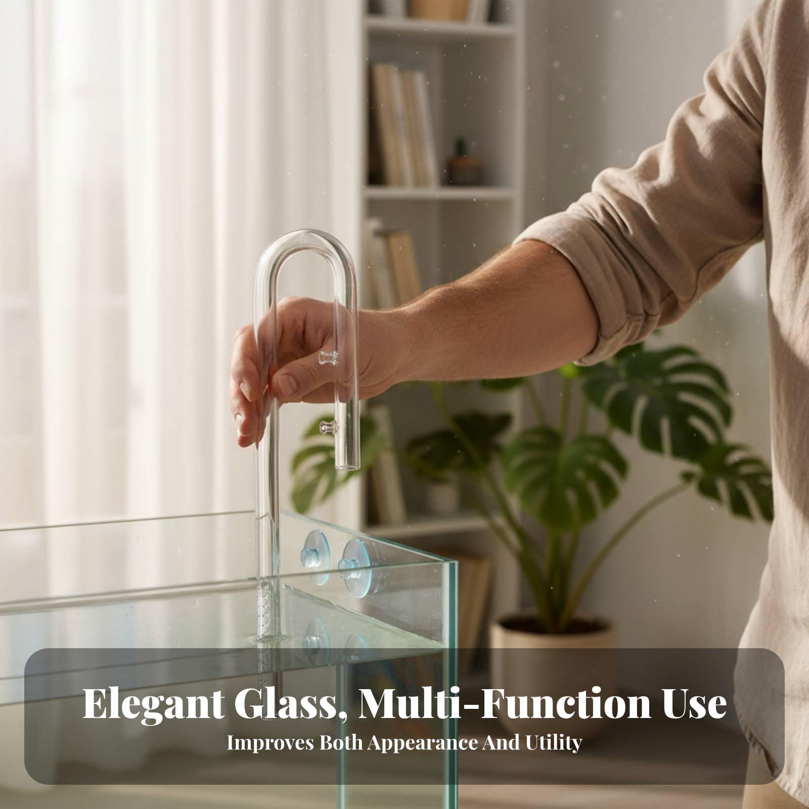 Elegant Aquarium Glass Lily Ou - Diffuser Lily Glass ulasan dan harga