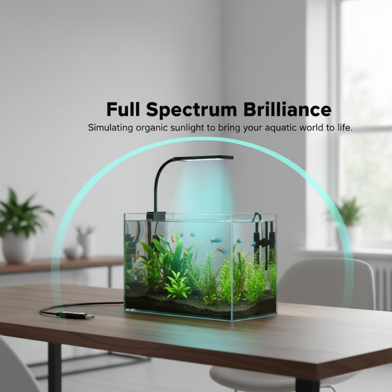 USB Aquarium Clip Light Flexib - Led Planted Tank Light ulasan dan harga