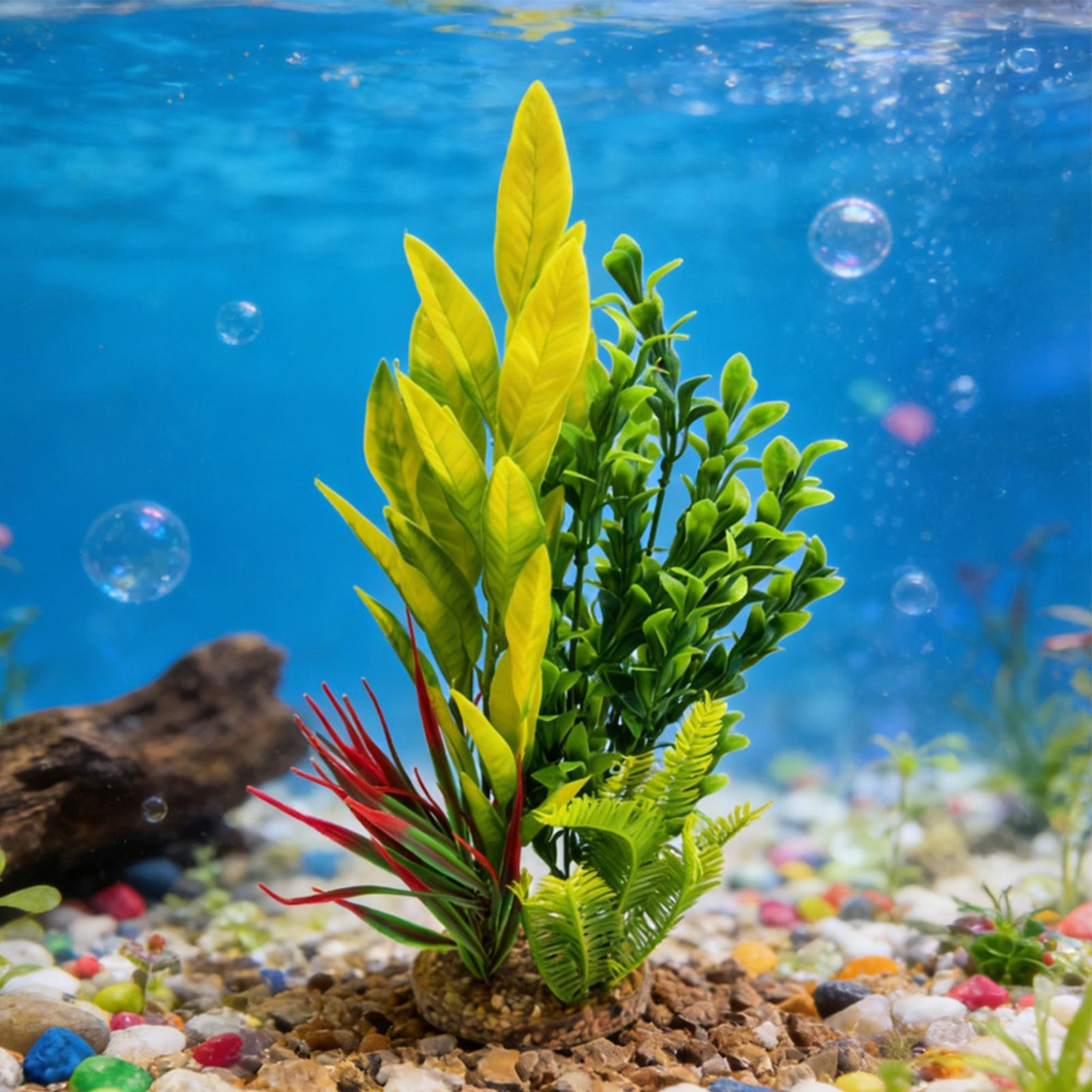 Aquarium Plants Artificial Shr - Planted Aquarium For Beginners ulasan dan harga