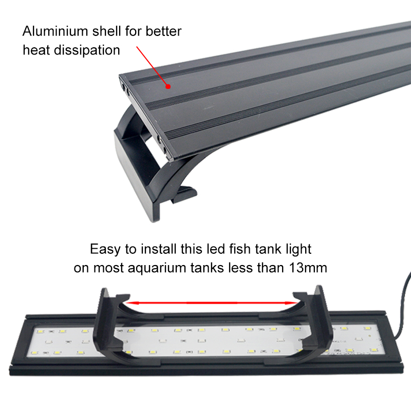 Aquarium LED Light for 16-64CM - Led Planted Tank Light ulasan dan harga