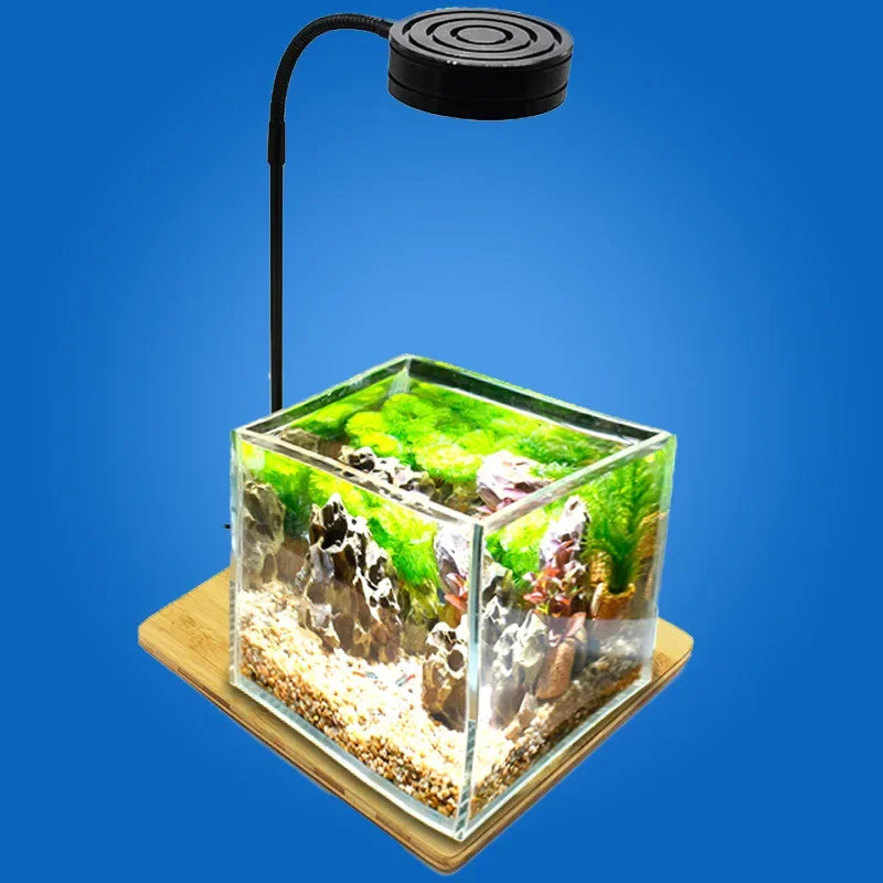 Mini LED Aquarium Light With B - Led Planted Tank Light ulasan dan harga