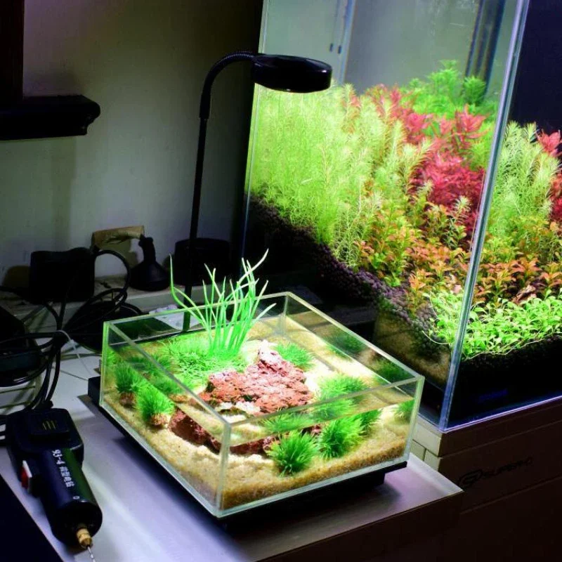 Mini LED Aquarium Light With B - Led Planted Tank Light ulasan dan harga