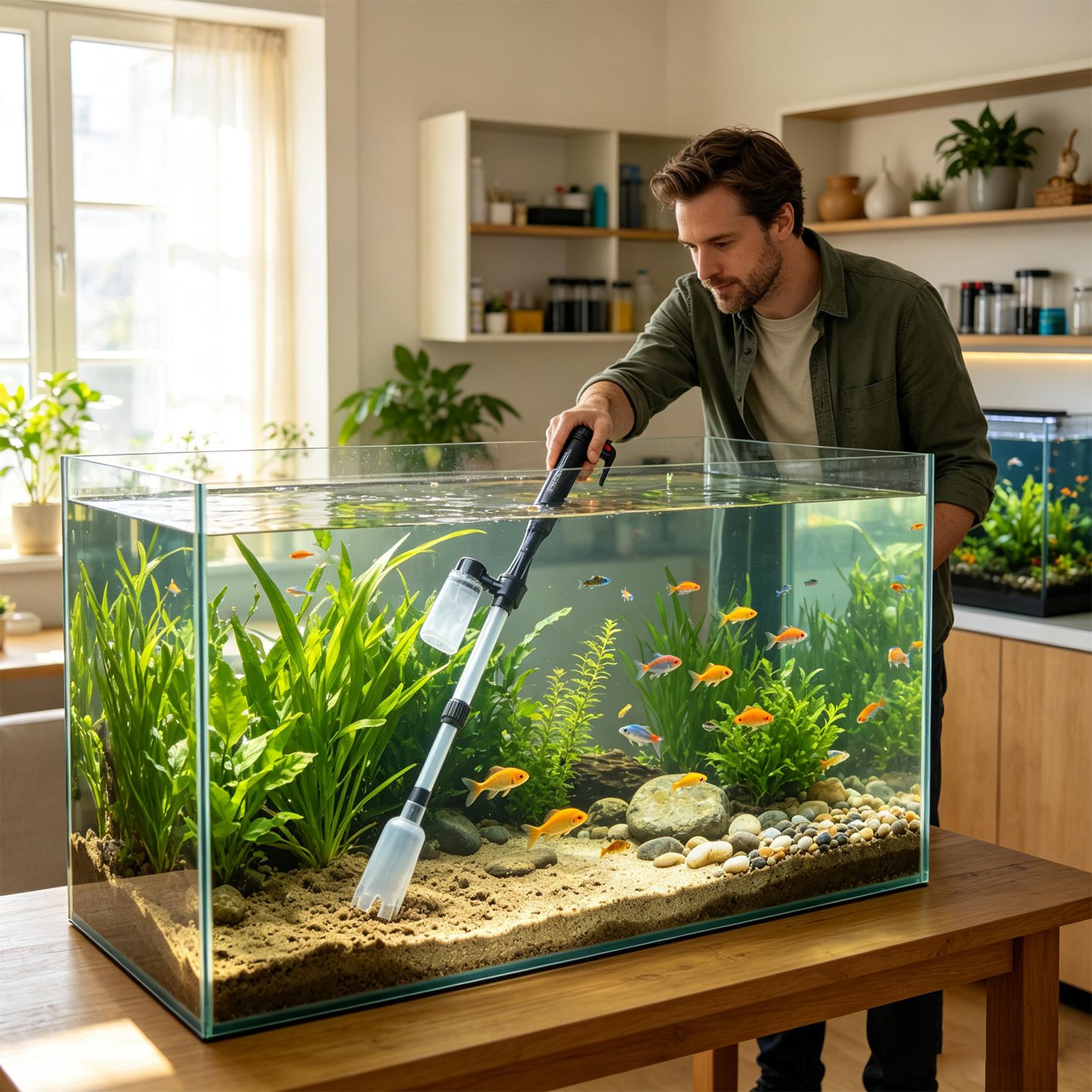 Aquarium Substrate Cleaner Ele - Planted Aquarium Cleaning Kit ulasan dan harga