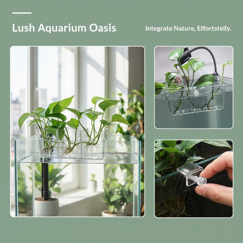 Hydroponic Plant Basket Food G - Aquarium Plant Holder ulasan dan harga