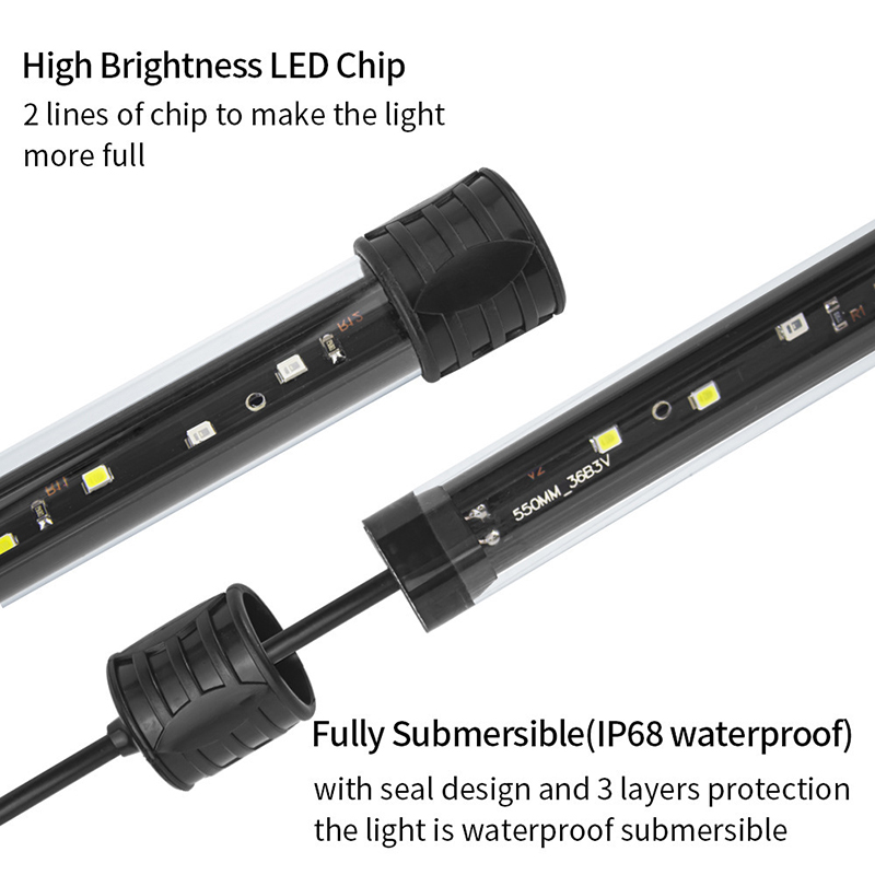 17-47CM USB Plug Aquarium Ligh - Led Planted Tank Light ulasan dan harga