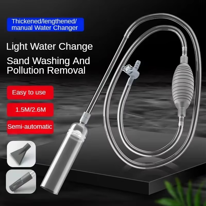 Fish Tank Siphon Vacuum Gravel - Aquarium Plant Glue Gel ulasan dan harga