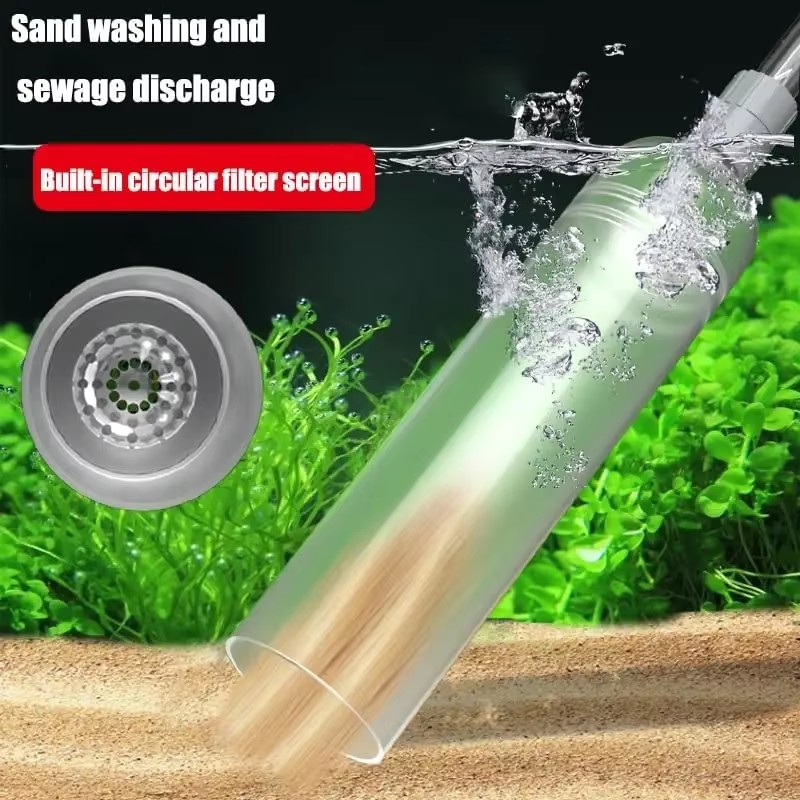 Fish Tank Siphon Vacuum Gravel - Aquarium Plant Glue Gel ulasan dan harga