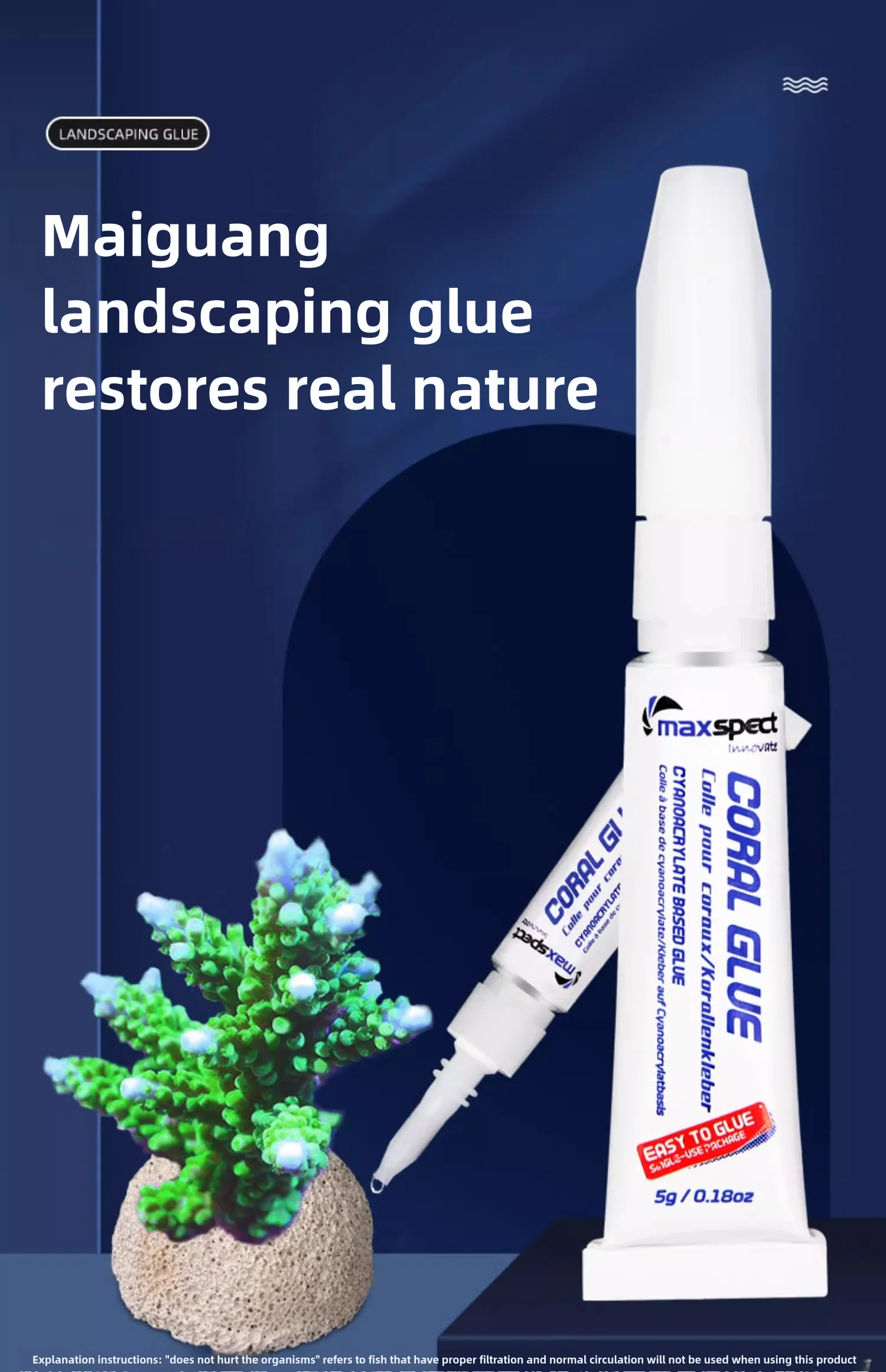 Maxspect Jump Aquarium Instant - Aquarium Plant Glue Gel ulasan dan harga