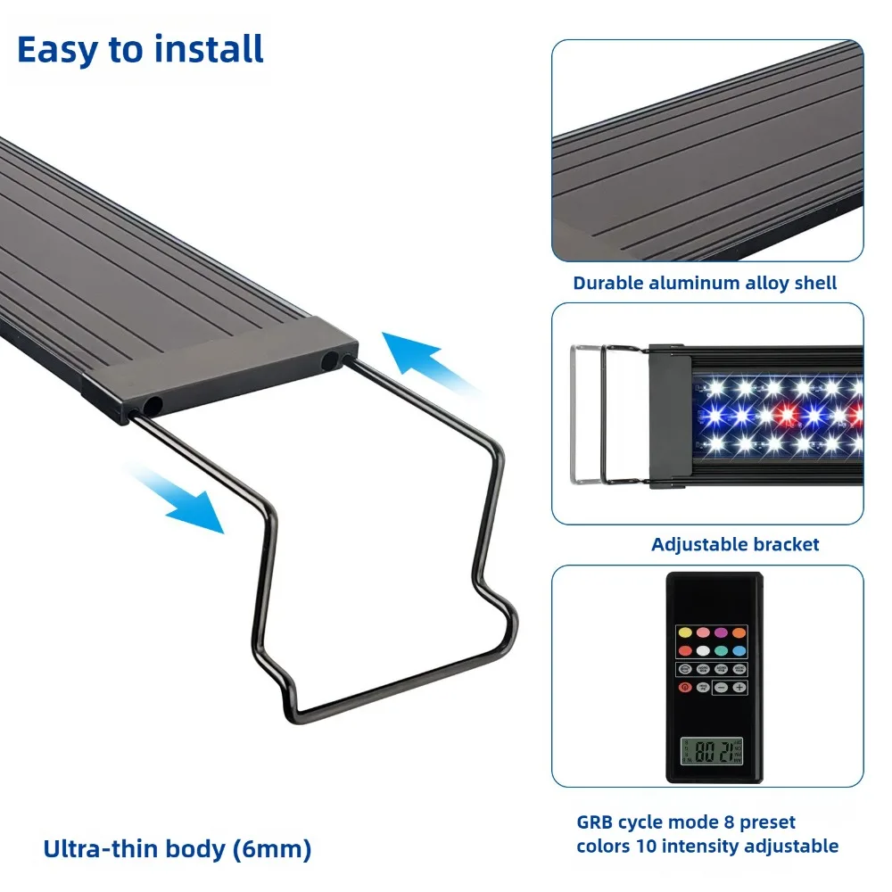 LED Programmable Aquarium Ligh - Planted Aquarium Algae Control ulasan dan harga