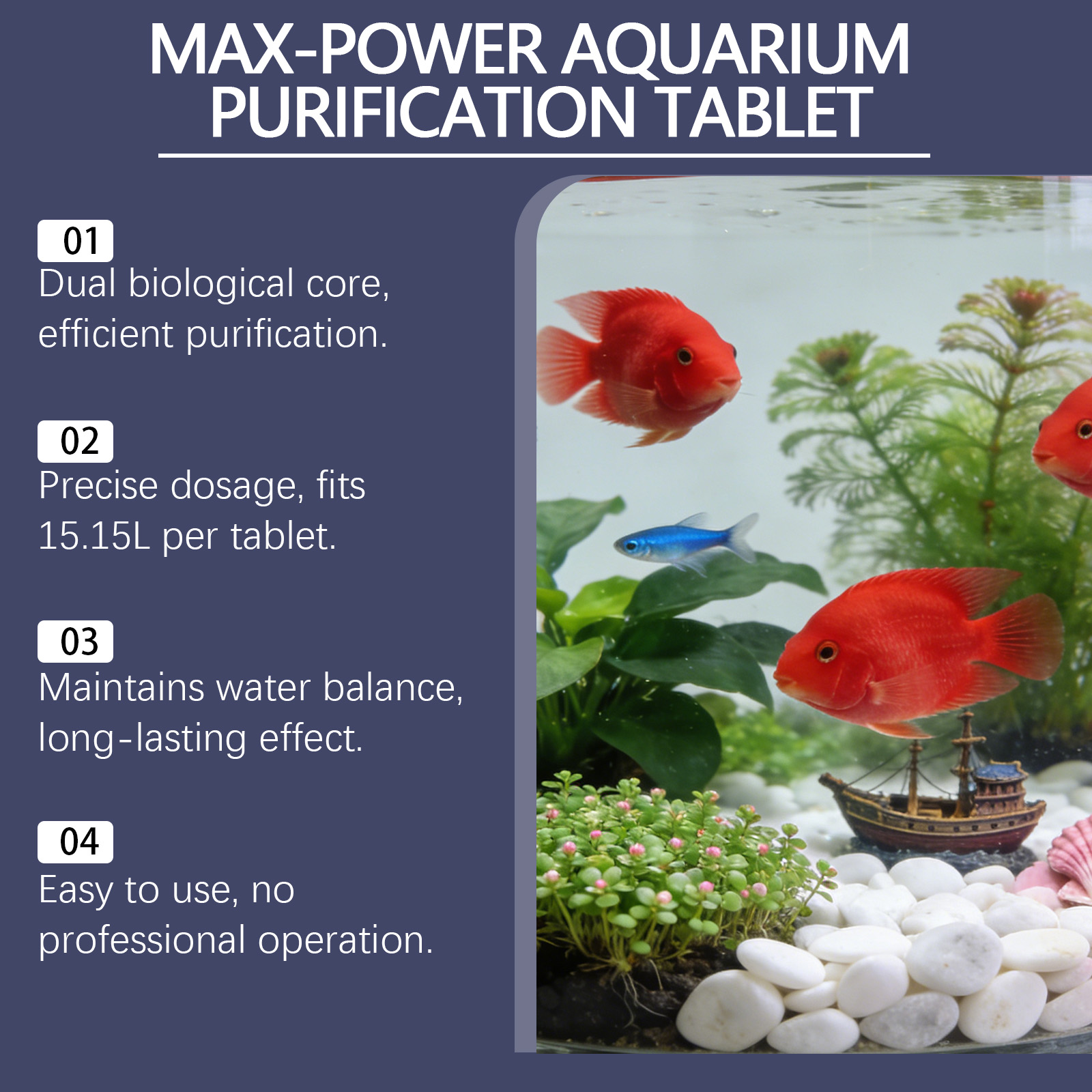 Algae Remover Tablets for Aqua - Planted Aquarium Algae Control ulasan dan harga