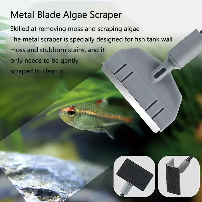 Aquarium Cleaner Fish Tank Net - Planted Aquarium Cleaning Kit ulasan dan harga