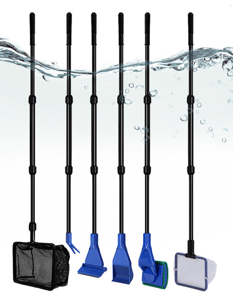 6-IN-1 Aquarium Cleaning Tools - Planted Aquarium Cleaning Kit ulasan dan harga