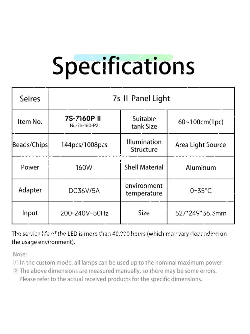 Aquarium LED Light 160W RGB Fu - Led Planted Tank Light ulasan dan harga